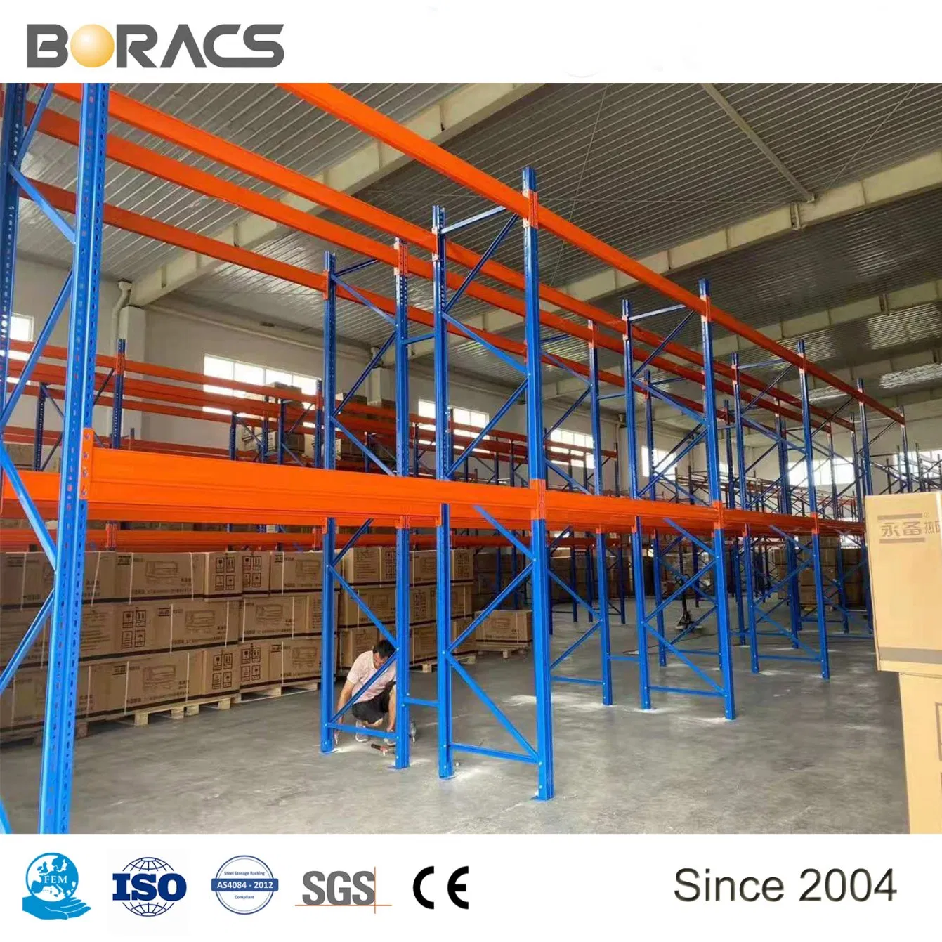 Forklift Warehouse Storage Pallet Racking Portable Warehouse Selective Storage Racking System