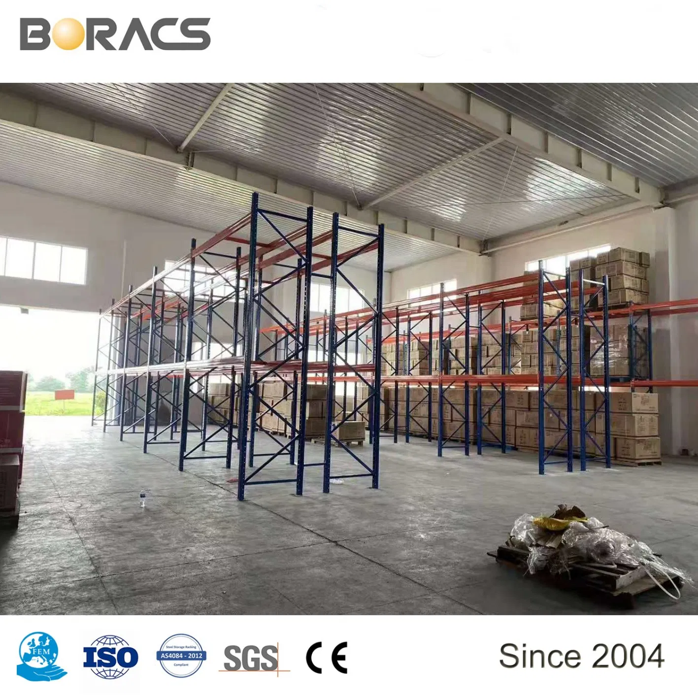 Forklift Warehouse Storage Pallet Racking Portable Warehouse Selective Storage Racking System