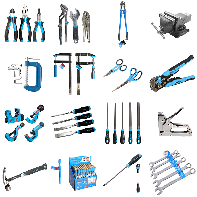 Fixtec CRV Tools Sets Household Hand Tool Kit, Auto Repair Tool Set Heavy Duty Tool