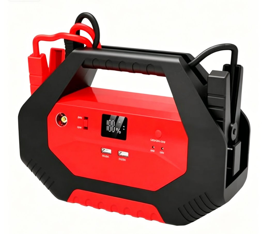 Automobile Emergency Kit Jump Starter Tire Inflator Repair Tool Kit