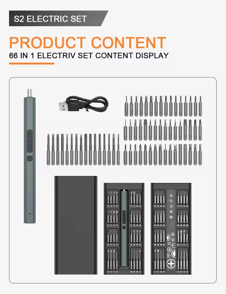 Electric Screwdriver Set Detail 3