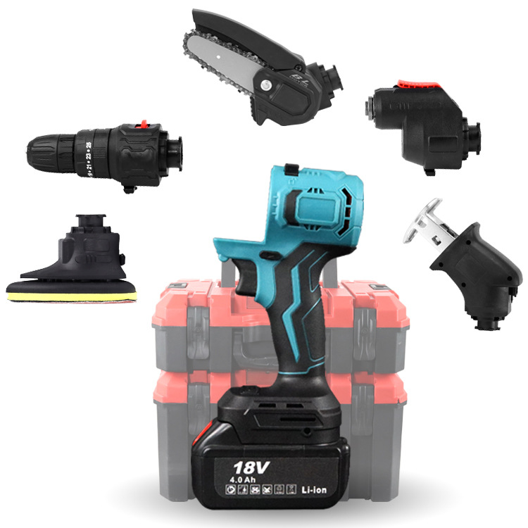 Professional 11-in-1 Brushless Impact Drill Power Tool Set OEM Suitcase DIY Sockets Bike Repair Combo for Carpentry Household