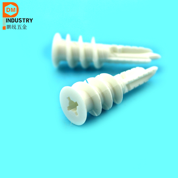 High Quality Wall Anchors and Screw Drywall Anchor Plastic Self Drilling Wall Anchor with Screw Kit