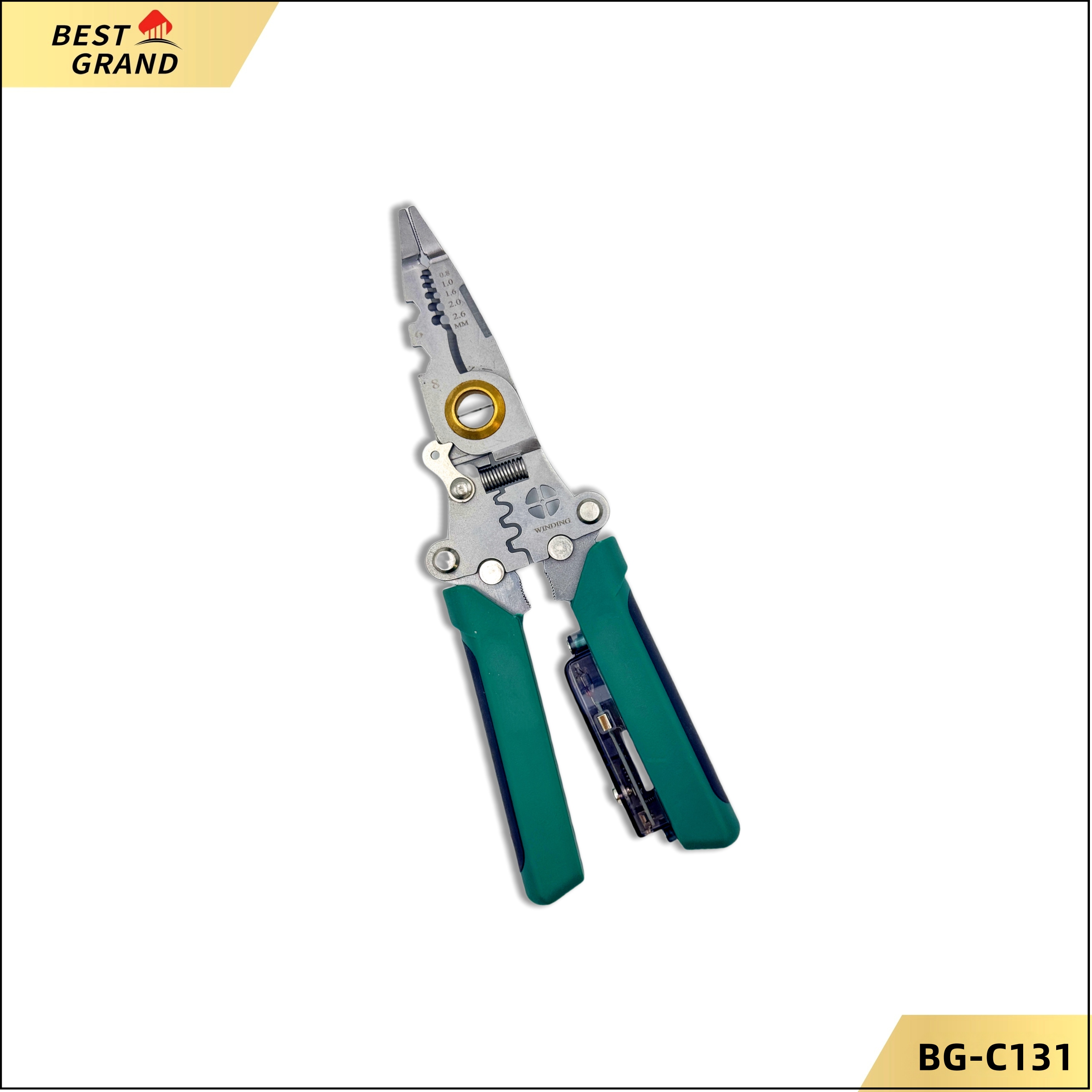 New Metric Electrician Pliers Multi-Functional Folding Wire Stripper &amp; Crimping Tool for Wiring Repair Cable Cutting Tool