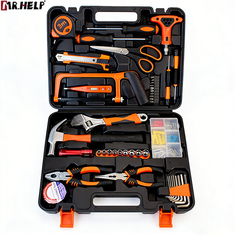 Professional 46PCS Multi-Function Hand Tool Set Repair Hand Tool Kit Blow Case