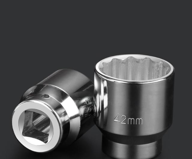 21PCS Auto Repair Metric 3/4" Reversible Ratchet Handle Wrench Socket Mechanical Tools Set