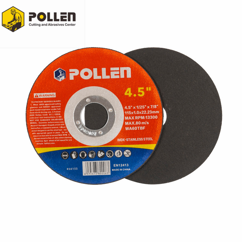 Double Reinforced Cutting Disc for Fragmentation Proof Operation on High Hardness Steel
