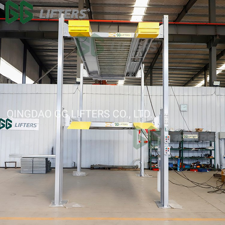 triple stacker parking solutions automatic garage storage lift hydraulic car parking system