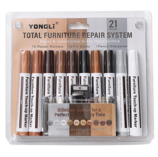 Factory Direct New 10 Colors Wood Furniture Repair Maker Set 25 in 1 tool