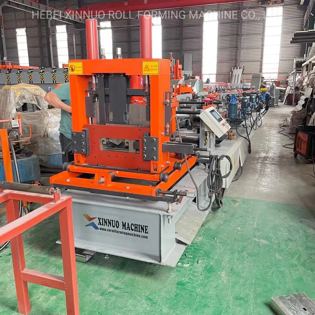 High Precision Steel C-Purlin Automatic Punching and Forming Machine