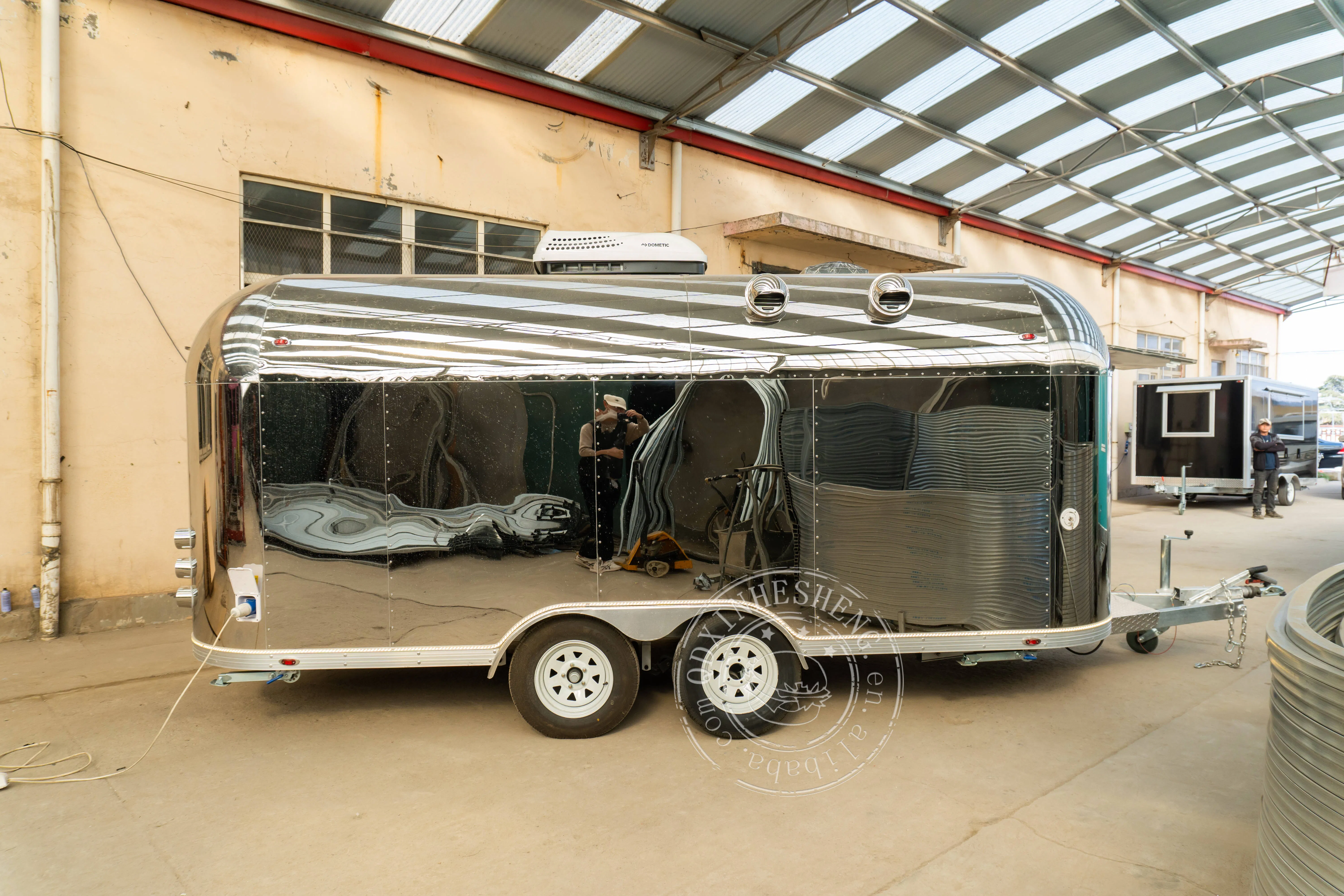 Customize Camping RV Trailer Factory Manufacturer Street Food Kebap Drinks Coffee Burger Hotdog Food Trailer Cart