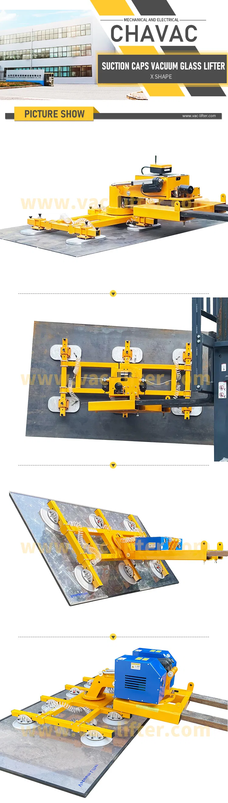 Vacuum Glass Lifter Industrial Tool Description