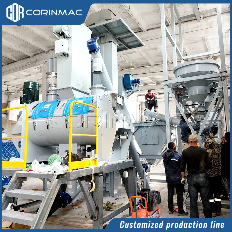 Durable Dry Mortar Production Equipment for Construction Projects