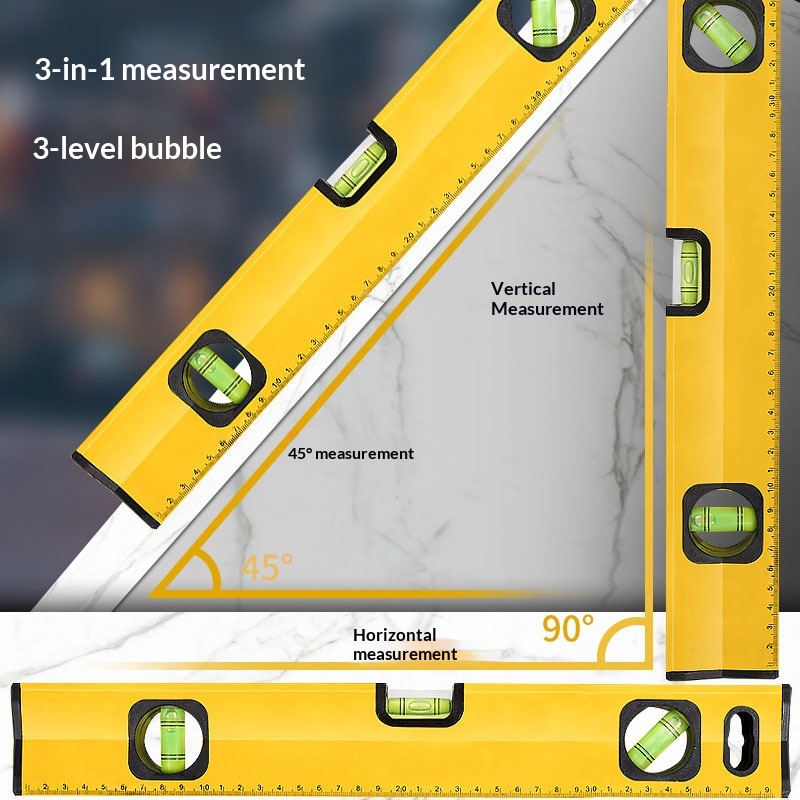 Wholesale Aluminum Alloy Multifunctional Magnetic Level with Magnet for Home Decoration Measuring Leveling Tool
