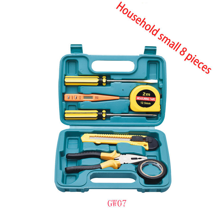 Hot Selling Multifunctional 6-16 Piece Emergency Hand Tool Kit Includes Screwdriver for Home Repair Box