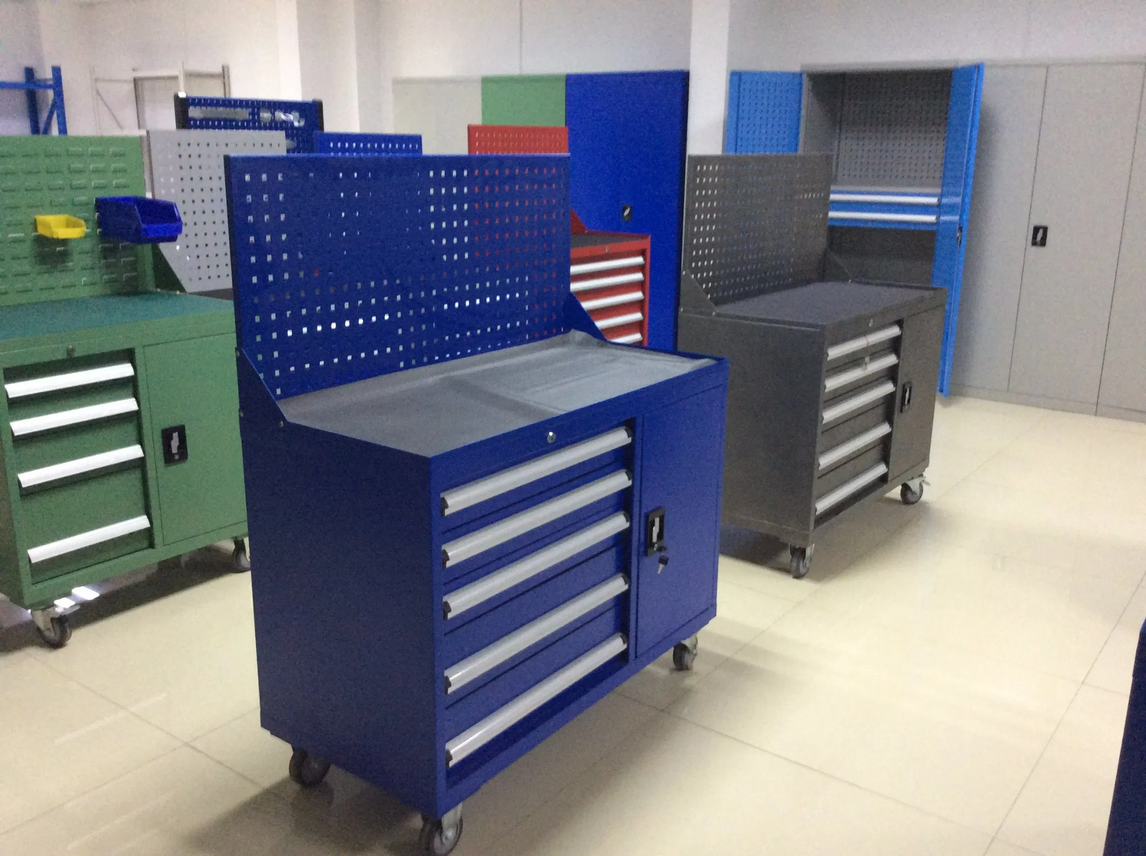 Factory Price 72 Inch Modular Tool Storage System with Top Chest