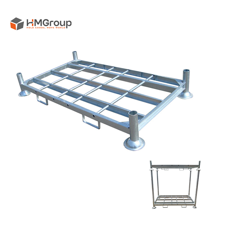 Hot DIP Galvanized Warehouse Transport Detachable Portable Stacking Rack System