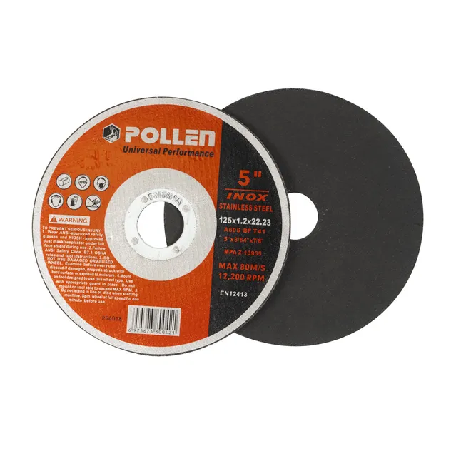 Double Reinforced Cutting Disc for Fragmentation Proof Operation on High Hardness Steel
