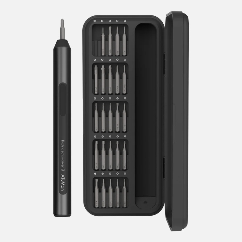 26 In 1 Precision Electric Screwdriver Set With Magnetic Bits - Rechargeable Repair Tool Kit for Phone Laptop Watch Electronics