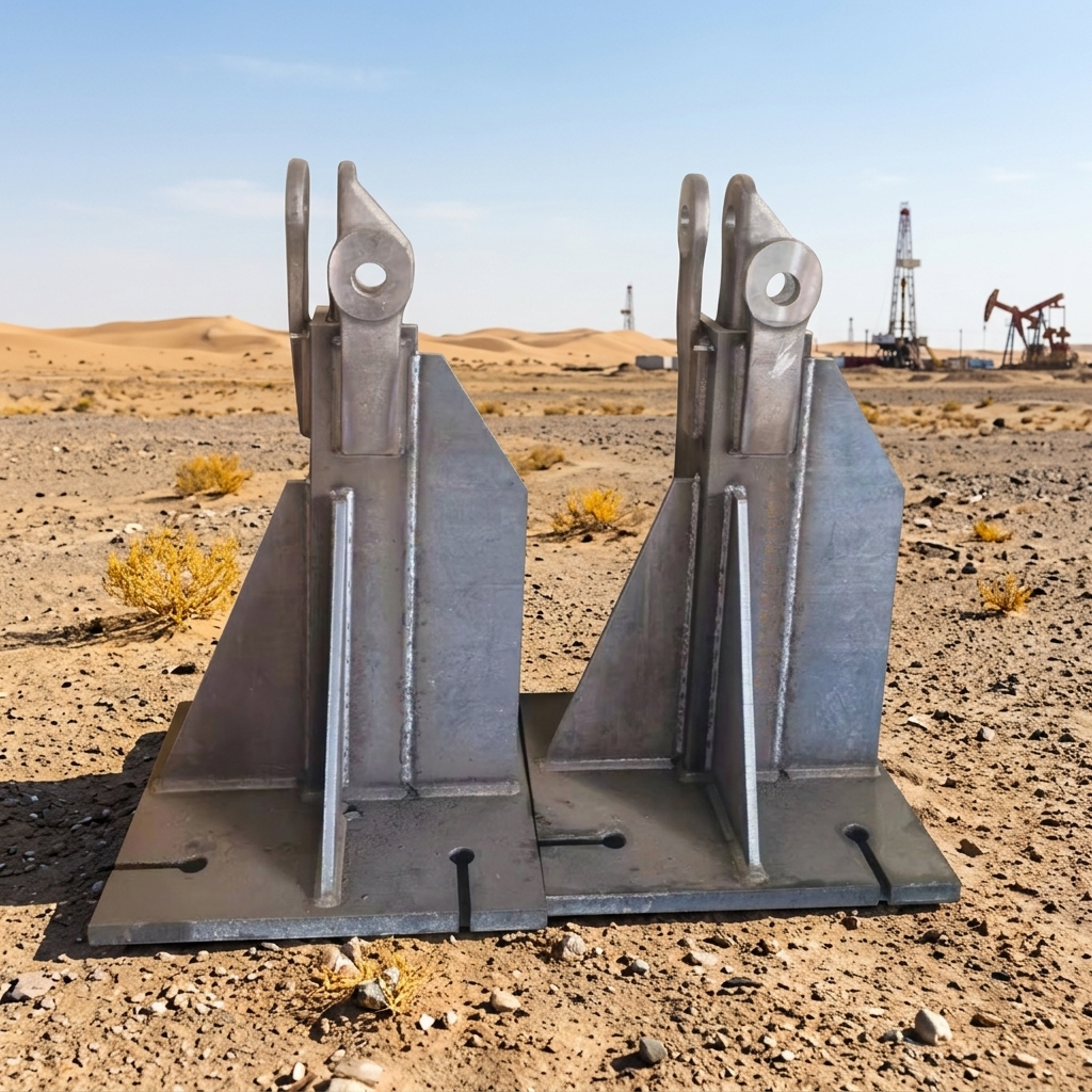 Q355B High Strength Steel Tower Crane Wall Tie Anchor Base Precision Holes for Fast Field Installation