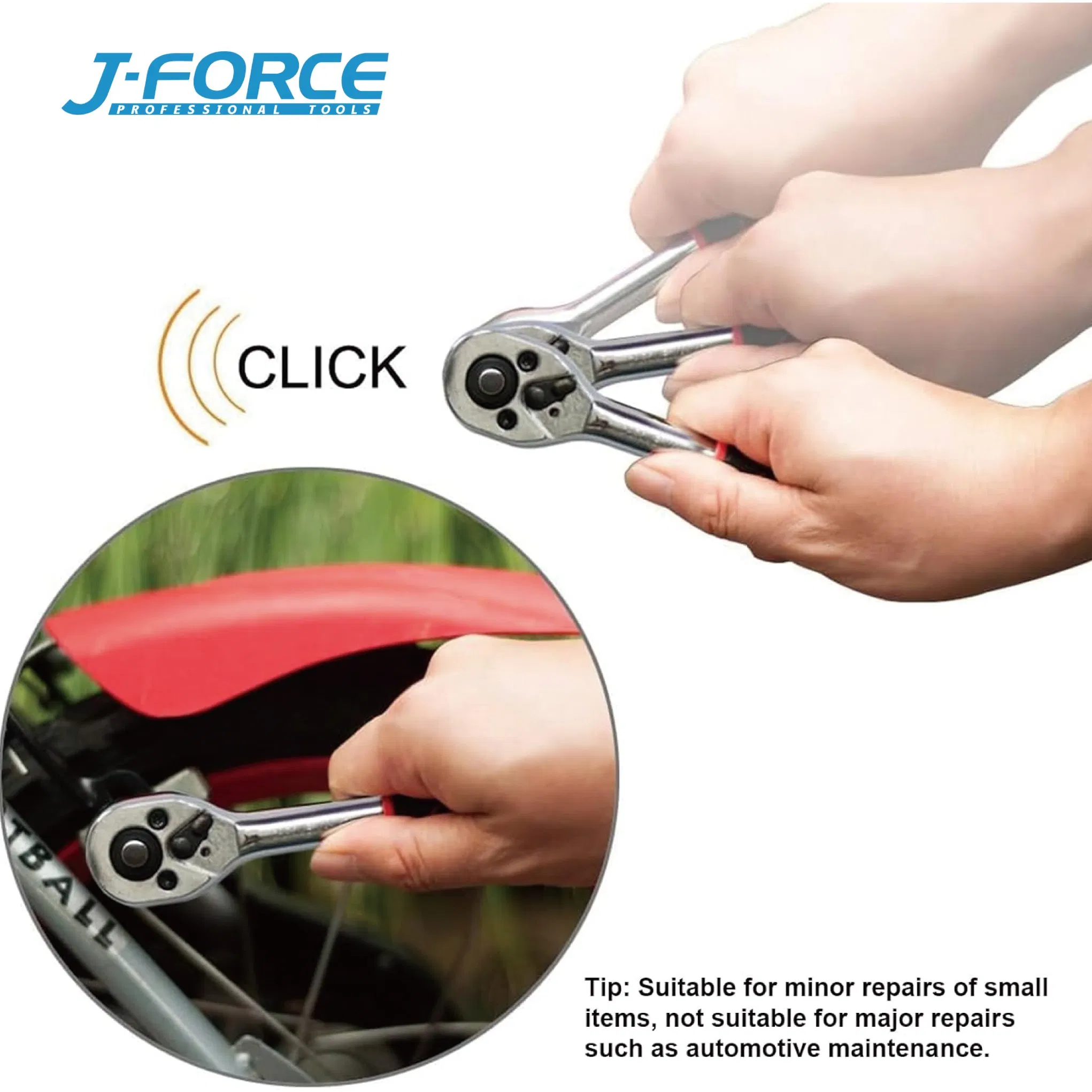 1/4 Inch 12PCS Repair Car Tool Multi-Function Socket Wrench Set