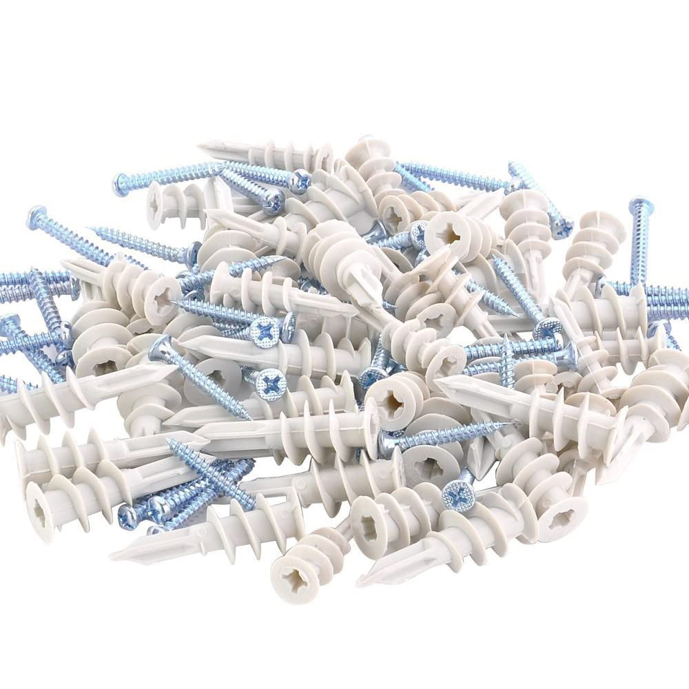Self Drilling Drywall/Hollow-Wall Anchor Kit with Screws Easy Drive Anchor