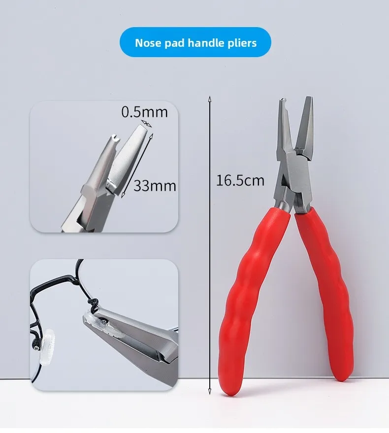 Multi - Function Eyeglass Repair Rubber Handle Tool Set Detail 6