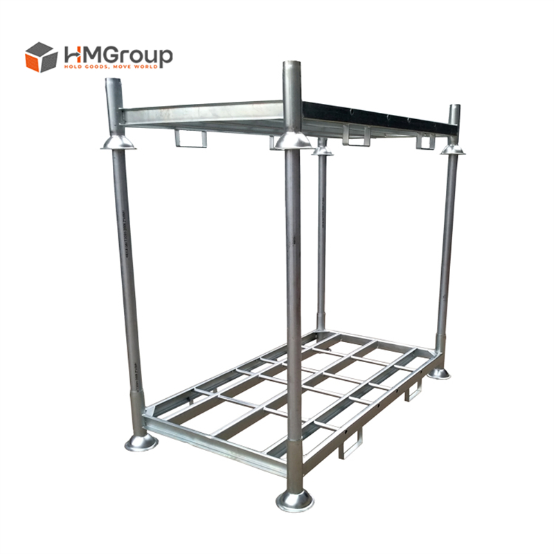Hot DIP Galvanized Warehouse Transport Detachable Portable Stacking Rack System