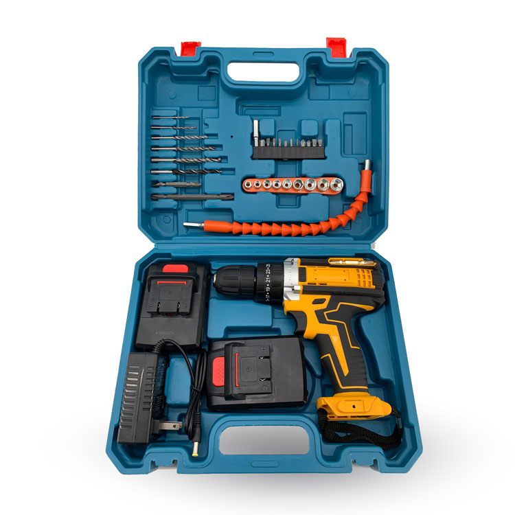 Cordless Wireless Impact Drill Set 10mm 35Nm 12V 21V Portable Electric Power Tool for DIY Home Repair and Household Projects