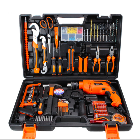 General Household Hand Tool Kit with Plastictool Box