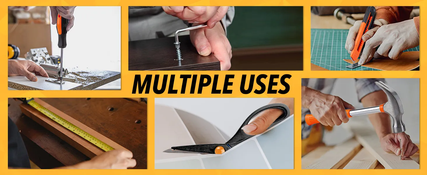 Detailed Household Hand Tool Set