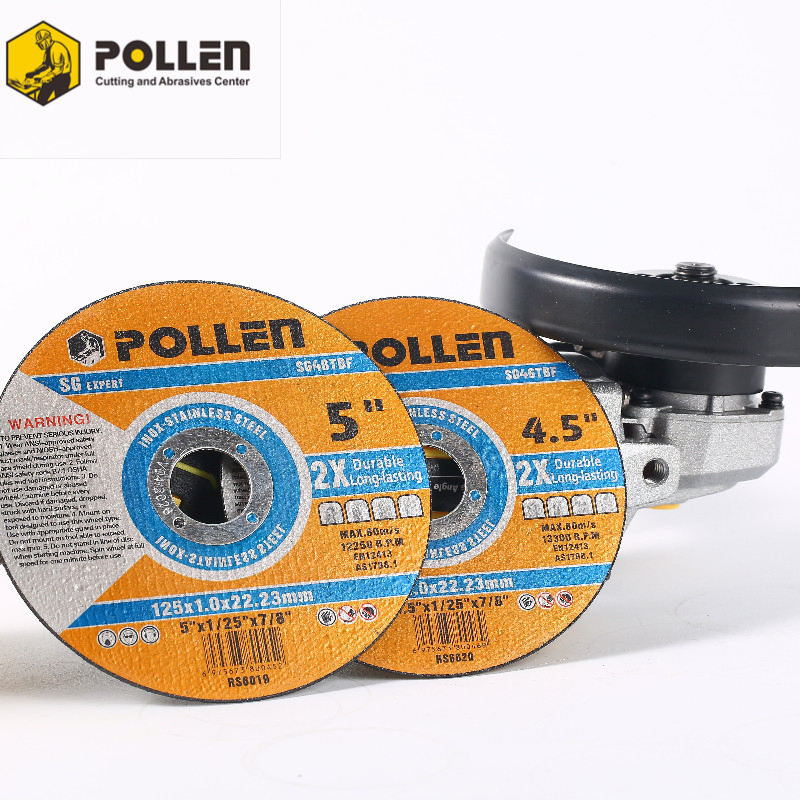 Double Reinforced Cutting Disc for Fragmentation Proof Operation on High Hardness Steel