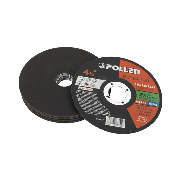 Double Reinforced Cutting Disc for Fragmentation Proof Operation on High Hardness Steel