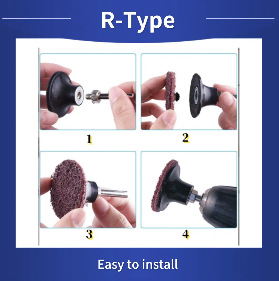 Abrasive Nylon Surface Conditioning Disc R-Type Quick Change Disc Details