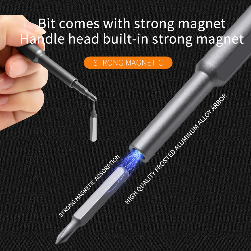 UFTOOLS 24 In 1 Mini Multifunctional Electric Screwdriver Set Screwdriver Pen Mobile Phone Repair Tools Kit Rechargeable Bit
