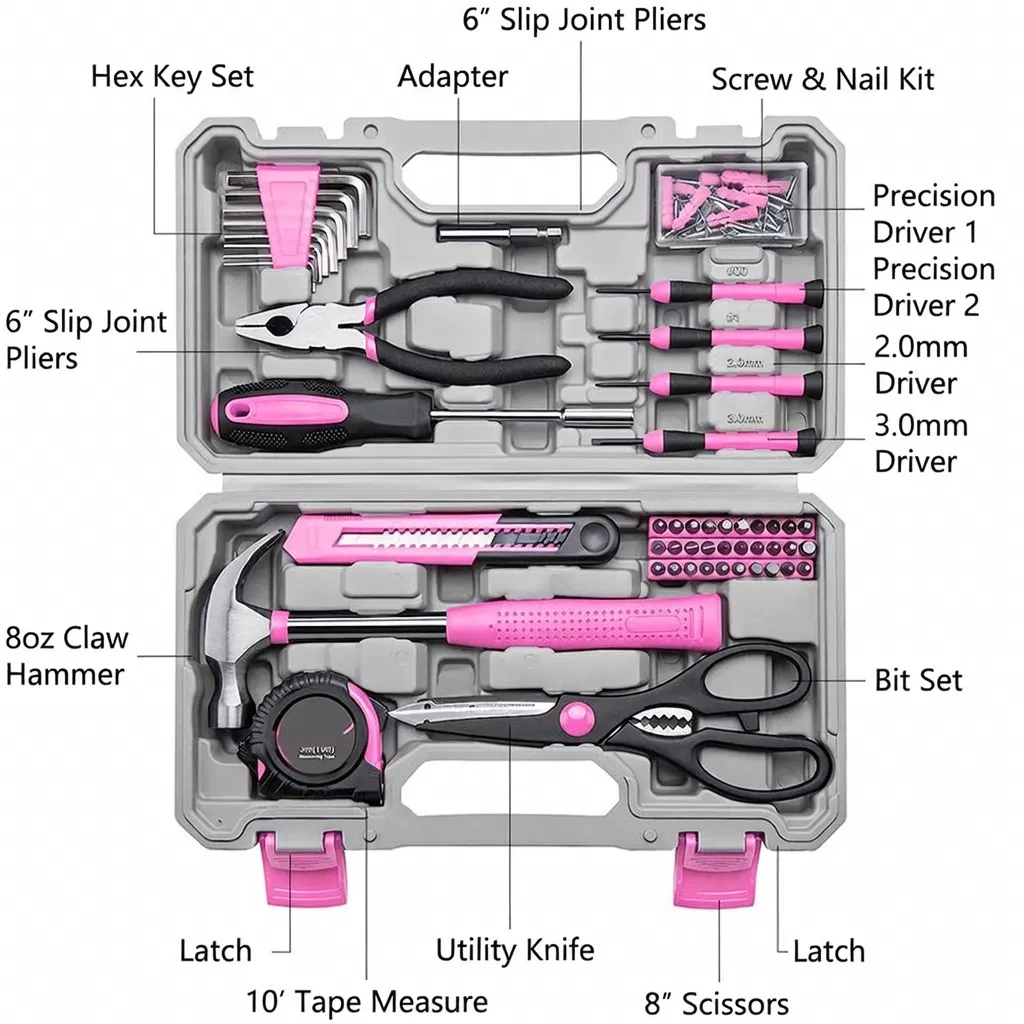 Compact Storage Multi-Function Portable Repair Home Multi Function Tool Set