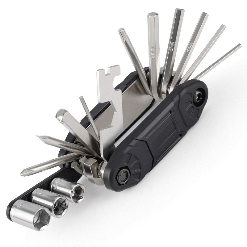 Outdoor Emergency Bike Repair Tool Kit EDC Multitool Survival Gadget Item Bicycle Mini Multi Function Tools Gadgets