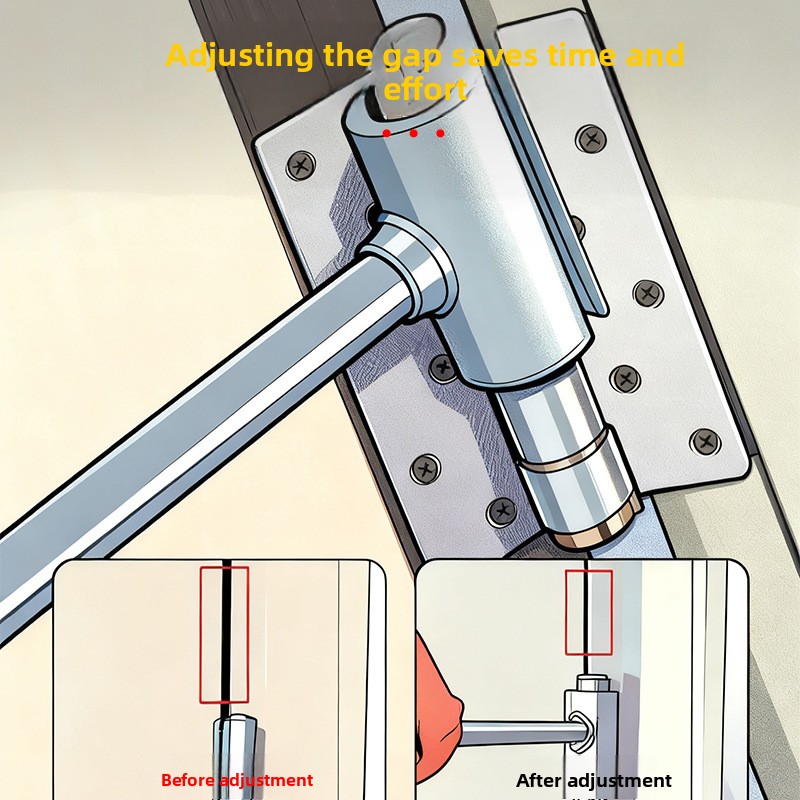 Double-Headed Hinge Gap Adjusting Wrench for Door and Window Repair and Installation