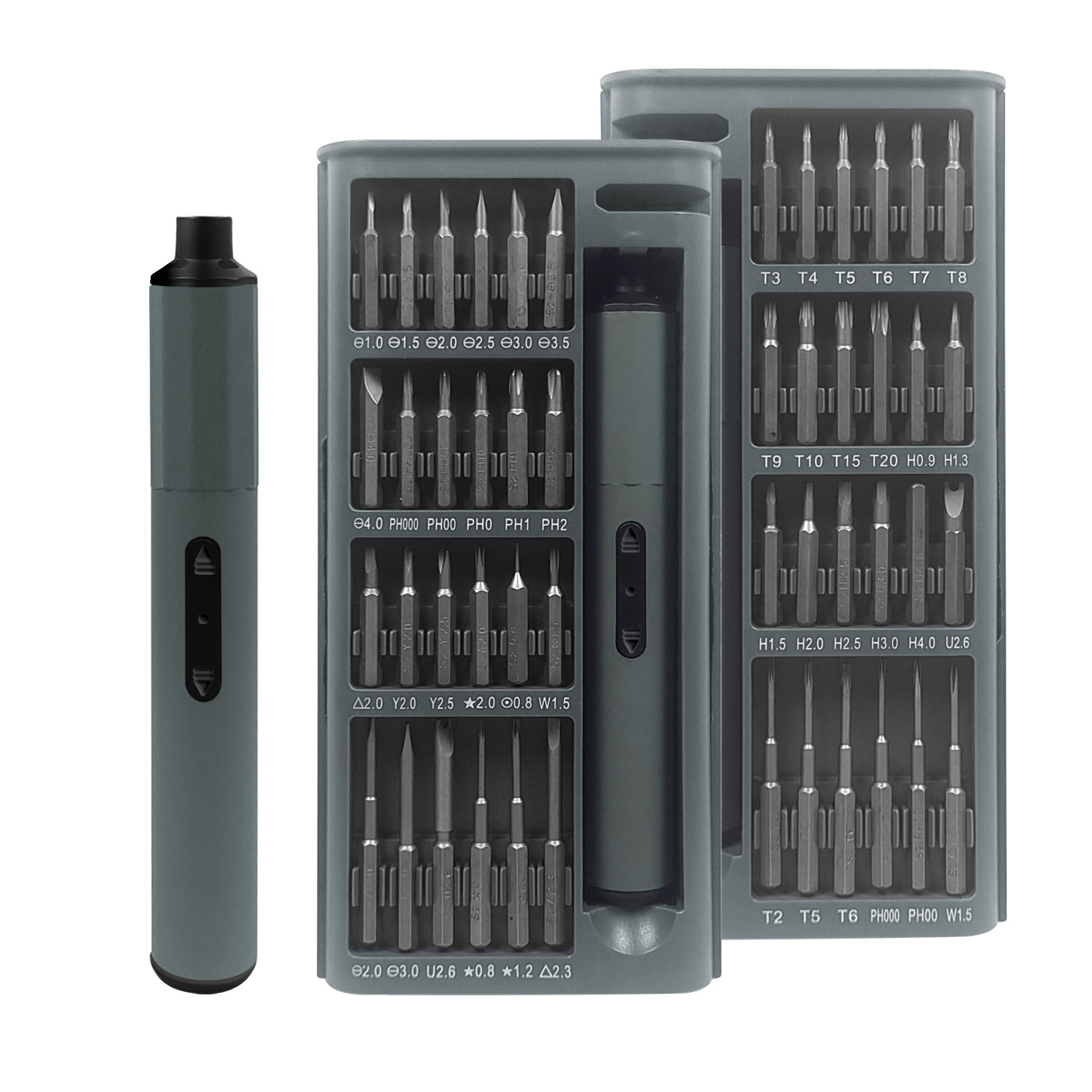 Home Portable Electric Screwdriver Kit 50 in 1 Rechargeable USB Port Mobile Phone Repair Tool Set