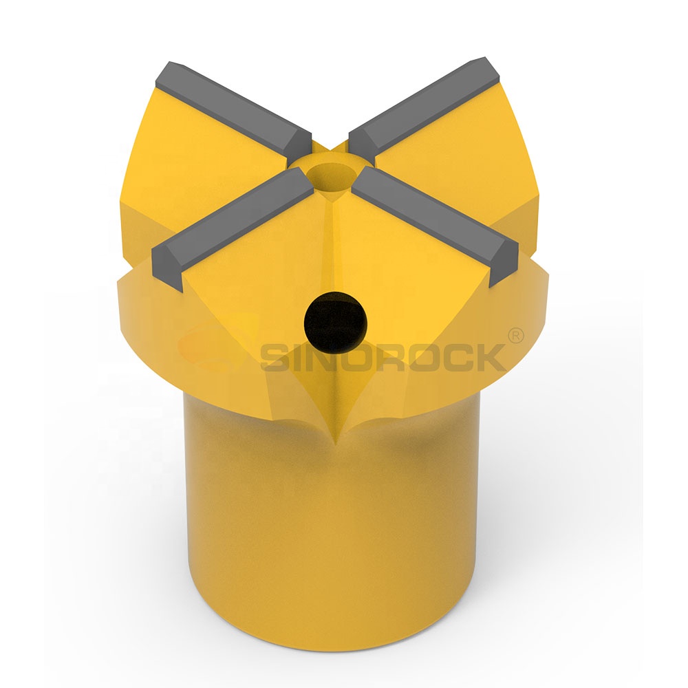 SINOROCK IBO Self Drilling Anchor Drilling System EXX Type R32 R51 Cross Bit SDA Anchor Bit