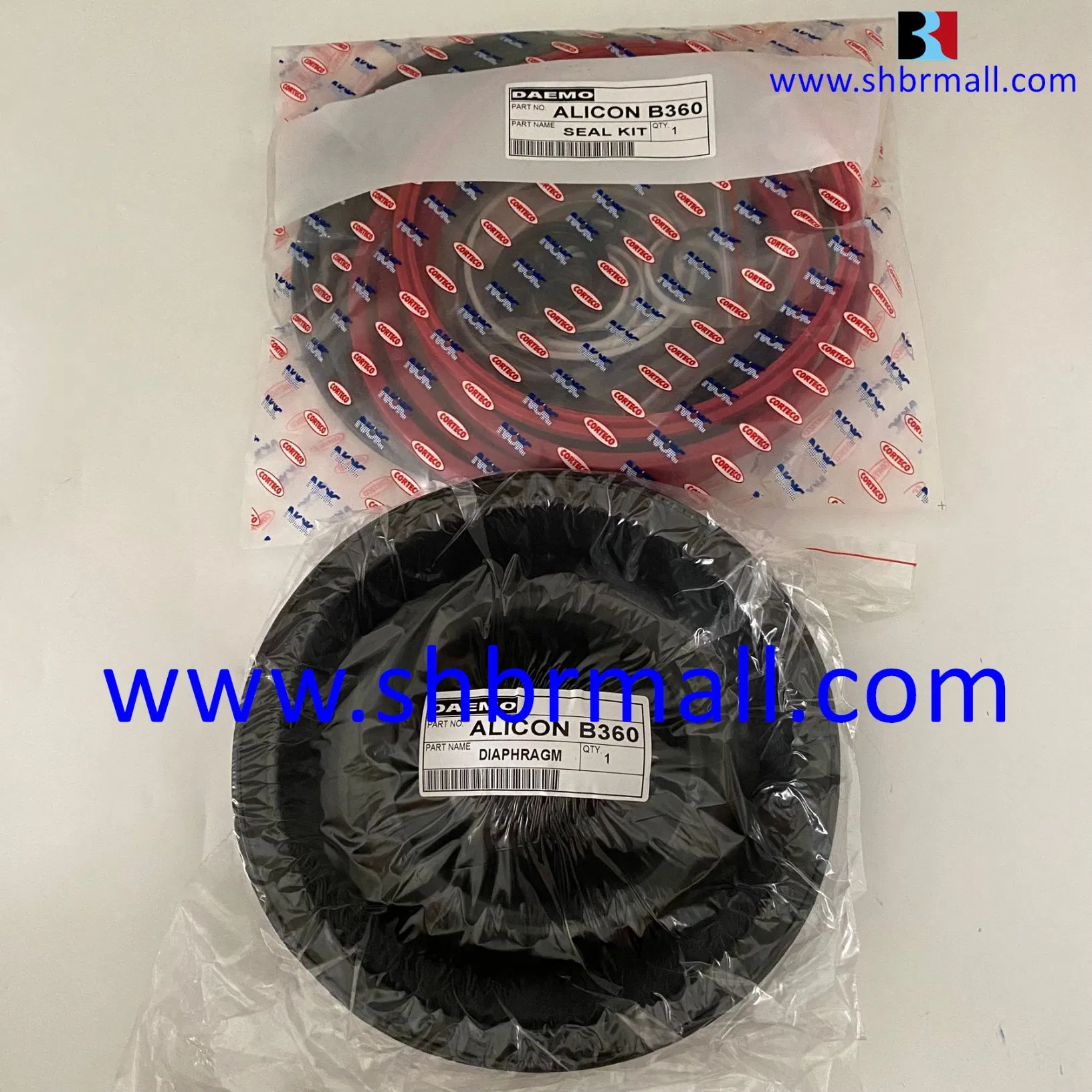 Complete Seal Kits &amp; Diaphragm &amp; Screw Coupling for Daemo Alicon B50/Alicon B-250/Alicon B300/Alicon B360 Hydraulic Hammers Breakers