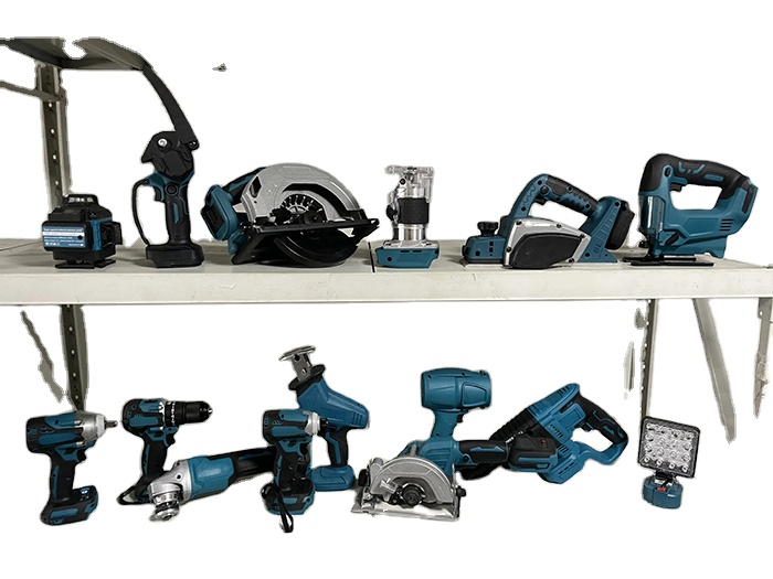 OEM ODM 21V Li-ion Battery Electric Cordless Pro Carpenter Woodworking Tool Set DIY Woodworking Combo Kit with Hard Case