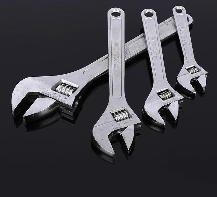 Drop-Forged Adjustable Wrench Set (8/10/12-Inch)