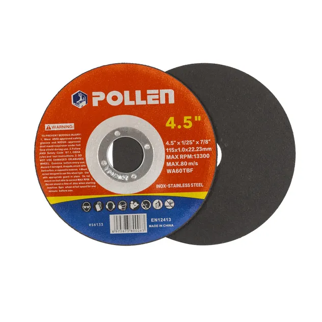 Double Reinforced Cutting Disc for Fragmentation Proof Operation on High Hardness Steel
