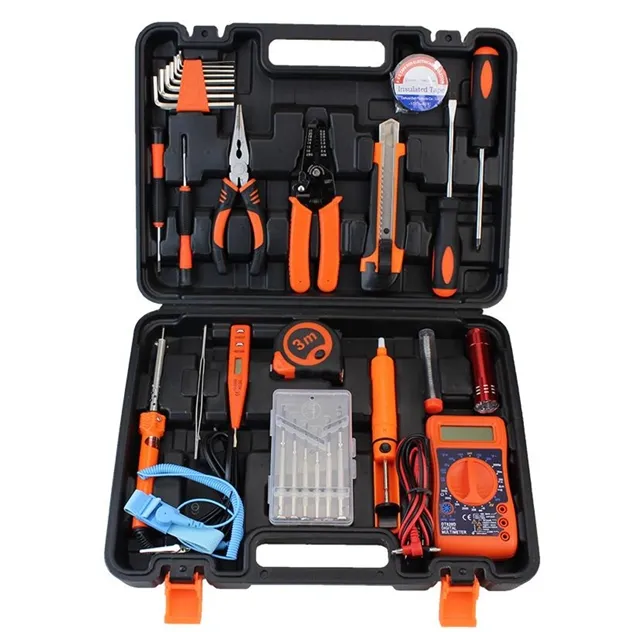 Professional 46PCS Multi-Function Hand Tool Set Repair Hand Tool Kit Blow Case