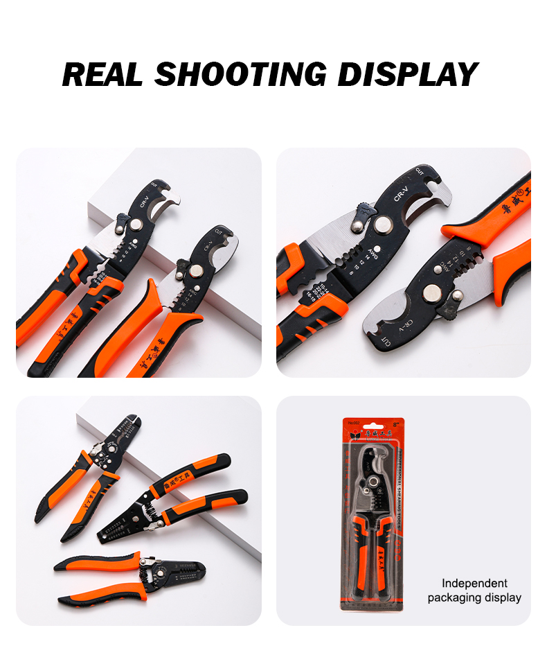 Wire Stripping Pliers Detail 9