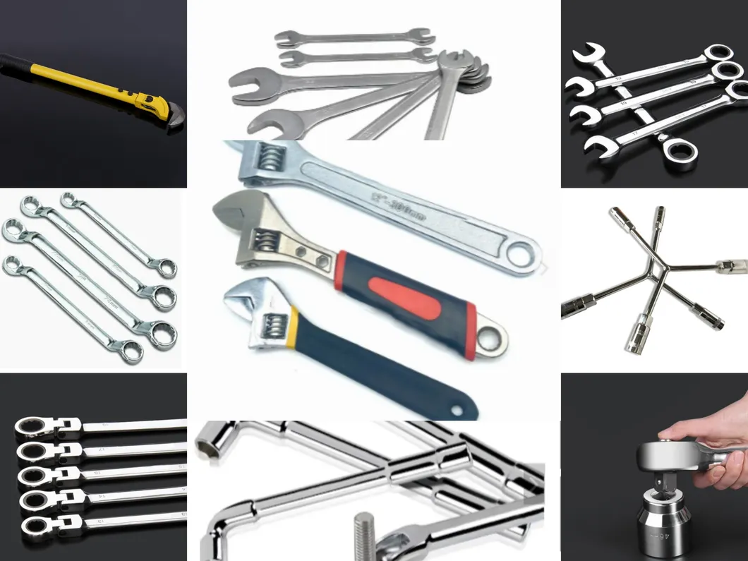 Auto Repair Metric Reversible Ratchet Handle Wrench Socket Mechanical Tools Set