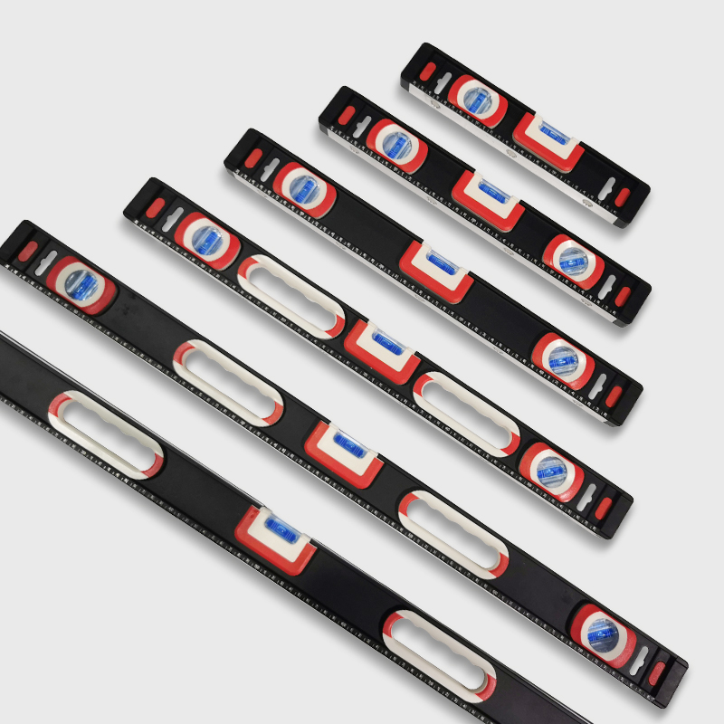 Spirit Level Set with Multiple Sizes, High Precision Bubble Level Rulers (3 Vials) for Construction, Hanging &amp; Home Decoration