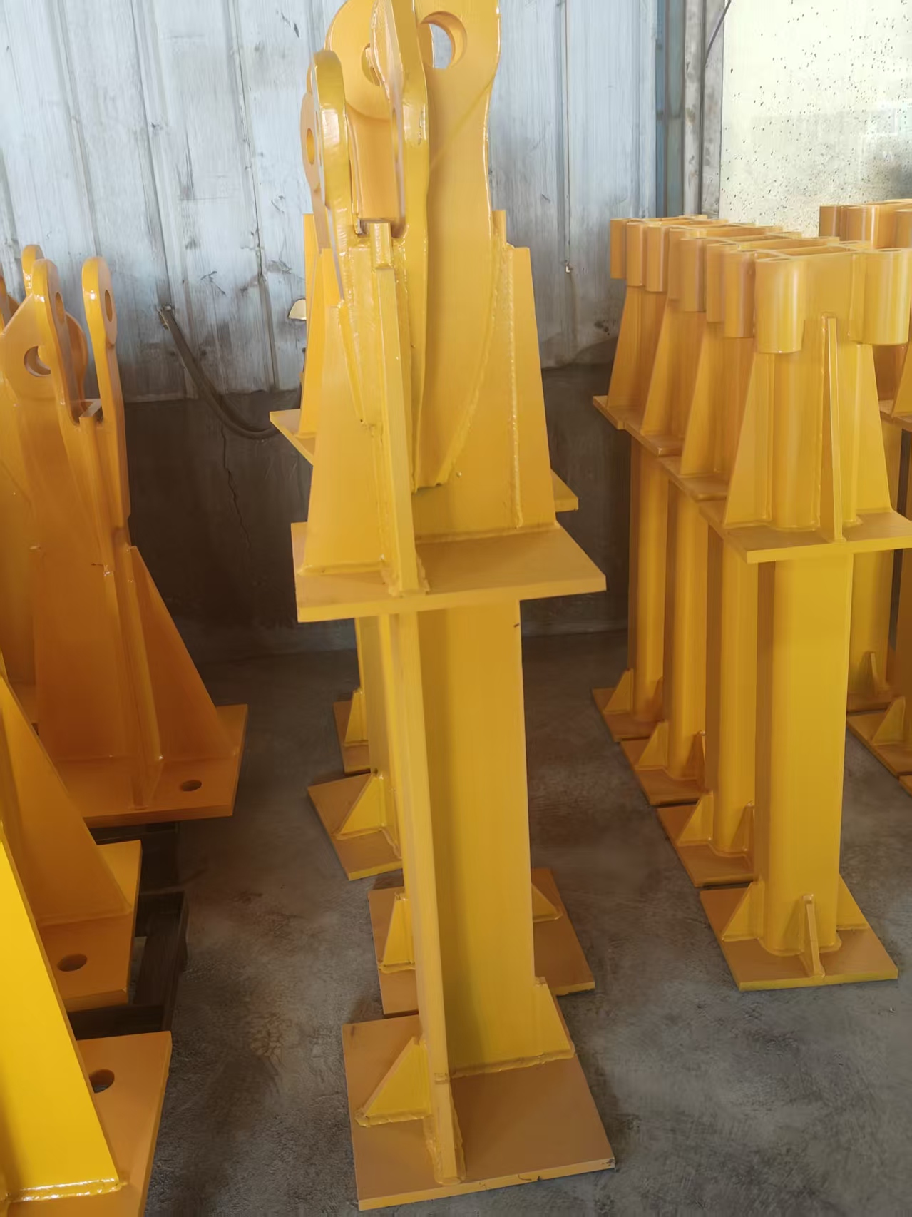 Q355B High Strength Steel Tower Crane Wall Tie Anchor Base Precision Holes for Fast Field Installation
