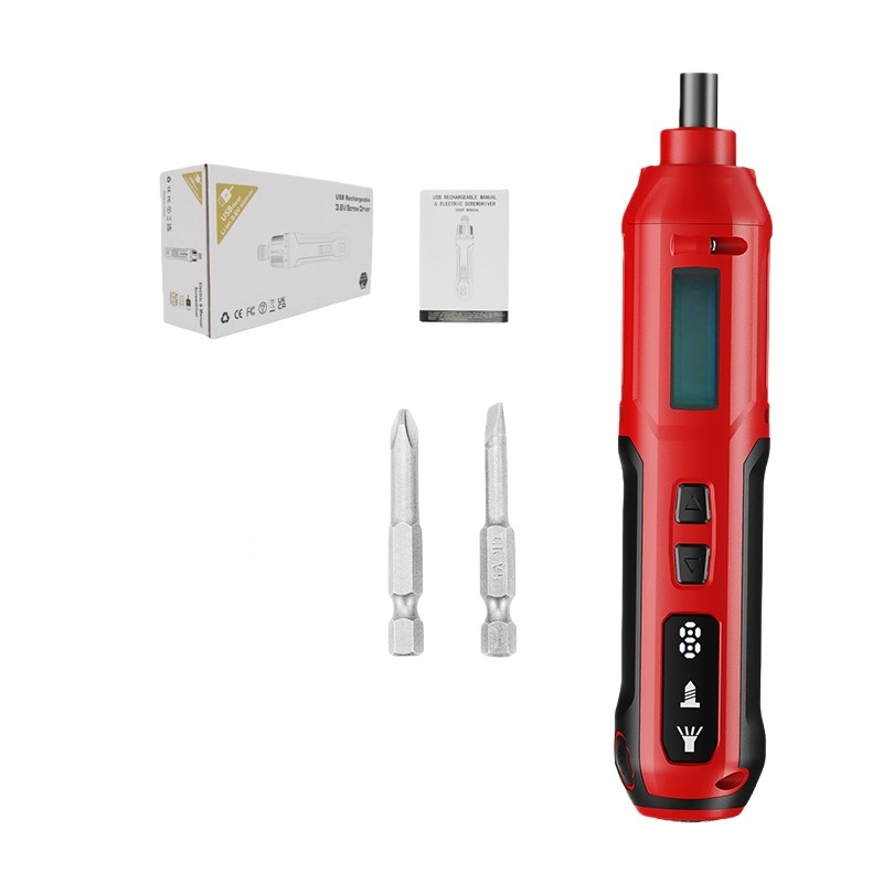 3.6V Cordless Electric Screwdriver Set - Lithium-Ion, USB Rechargeable, Multi-Color for Home DIY, Electronics Repair